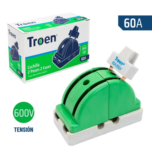 [7-618] CUCHILLA DOBLE PASE 2Px60A TROEN 7-618