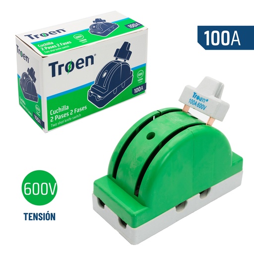 [7-619] CUCHILLA DOBLE PASE 2Px100A TROEN 7-619