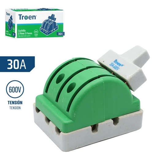 [7-621] CUCHILLA DOBLE PASE 3Px30A TROEN 7-621