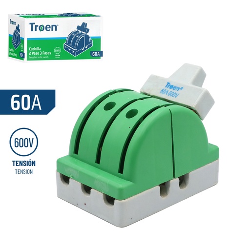 [7-622] CUCHILLA DOBLE PASE 3Px60A TROEN 7-622