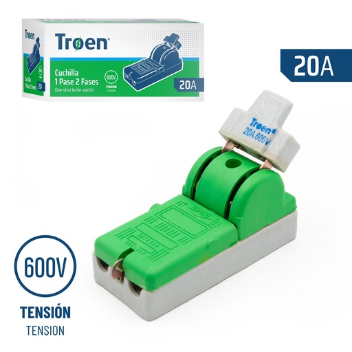 [7-626] CUCHILLA UN PASE 2Px20A TROEN 7-626