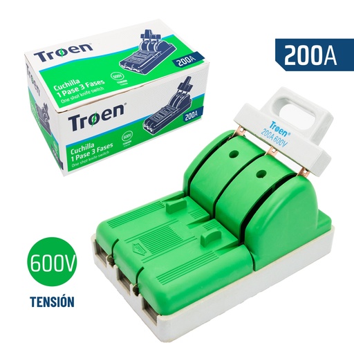 [7-630] CUCHILLA UN PASE 3Px200A TROEN 7-630