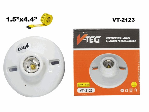 [7-656] PLAFON DE PORCELANA V-TEG 7-656