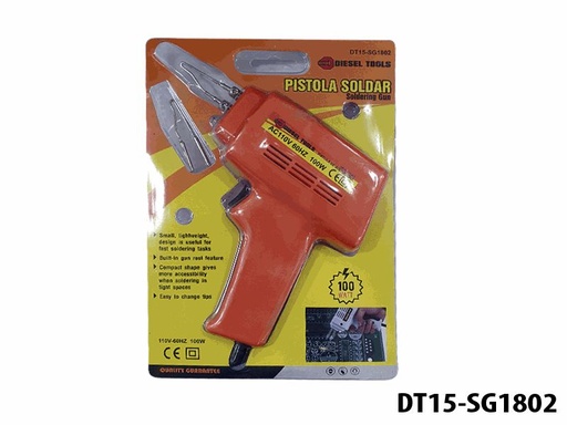 [7-657] PISTOLA SOLDAR 100W DIESEL TOOLS 7-657