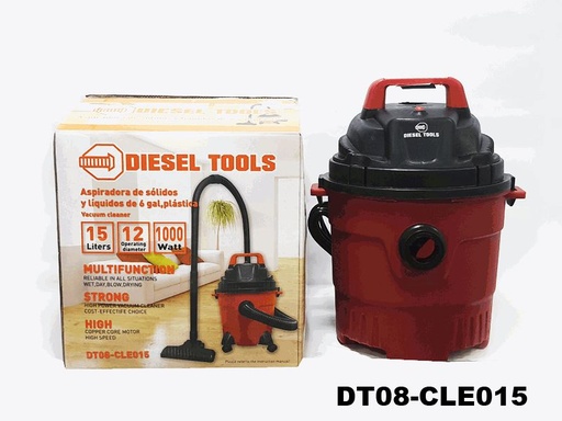 [7-658] ASPIRADORA 1000 WATTS/15LTS DIESEL TOOLS 7-658