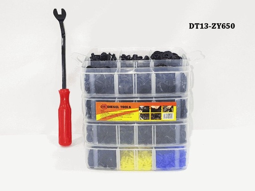 [7-665] SET PINES 650PCS (ACCESORIO AUTO) DIESES TOOLS 7-665