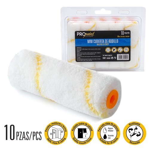 [7-675] FUNDA 4" x 10 UNID PRO PAINT 7-675