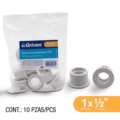 [7-705] BUSHING PVC 1" A 1/2" GRIVEN 7-705