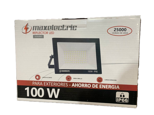 [7-908] REFLECTOR SLIM LED 100W 85V/265V MAXELECTRIC 7-908