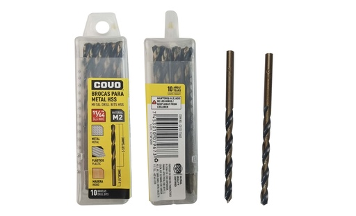 [7-918] MECHA HSS METAL x 11/64 x 10 UNID COVO 7-918