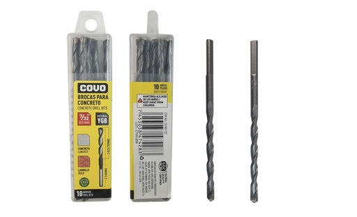 [7-920] MECHA CONCRETO x 7/32 x 10 UNID COVO 7-920