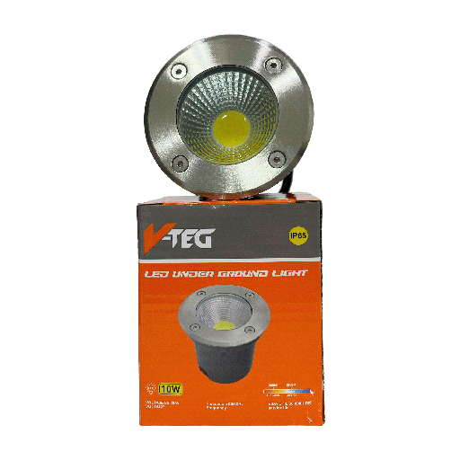 [8-129] LAMPARA LED P/PISO 10W LUZ CALIDA V-TEG 8-129