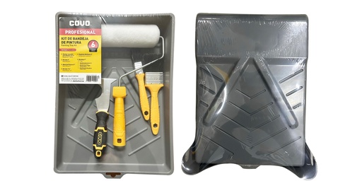 [8-148] KIT BANDEJA RODILLO 9" 6 PCS COVO 8-148