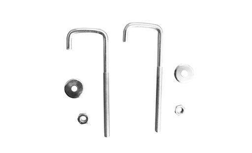 [5-143] GANCHO 2 x 1 CORTO (100mm) x 100UNID SECURITY 5-143