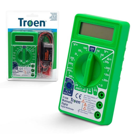 [5-211] MULTIMETRO DIGITAL TROEN 5-211