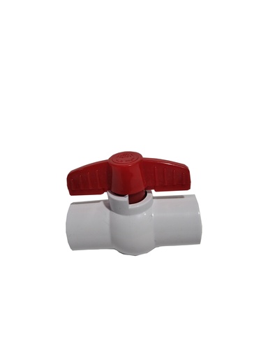 [5-214] LLAVE DE BOLA PVC C/ROSCA x 1/2 SIN MARCA 5-214