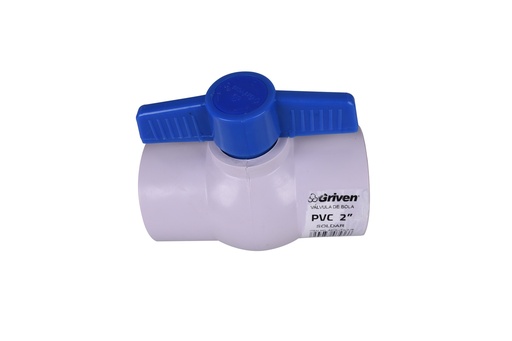 [5-233] LLAVE DE BOLA PVC C/LISA x 2" GRIVEN 5-233