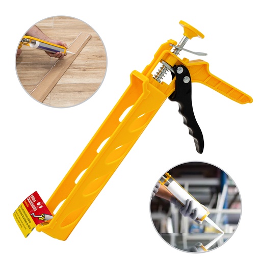 [5-268] PISTOLA PLAST P/CARTUCHO SILICON SECURITY 5-268