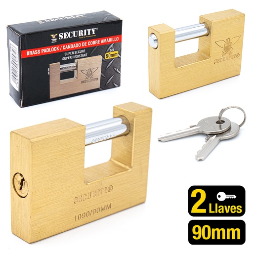 [5-281] CANDADO ANTICIZALLA 90MM SECURITY 5-281