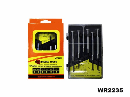[5-414] DESTORNILLADOR RELOJERO 6 PCS DIESEL TOOLS 5-414