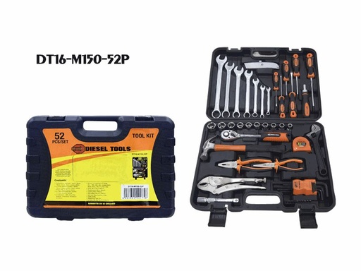 [5-419] JUEGO DE HERRAMIENTA 52 PCS DIESEL TOOLS 5-419