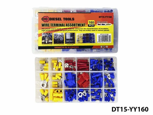 [5-424] SET DE TERMINALES P/CABLE C/AISLANTE DIESEL TOOLS 5-424