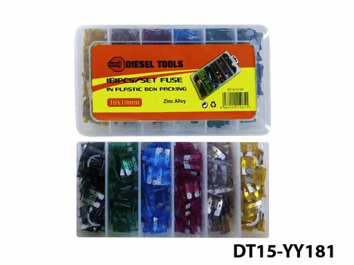 [5-425] SET DE FUSIBLES 180 PCS DIESEL TOOLS 5-425