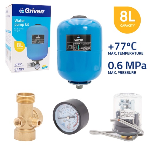 [5-433] KIT HIDROCOMPACTO x 8 LTS GRIVEN 5-433