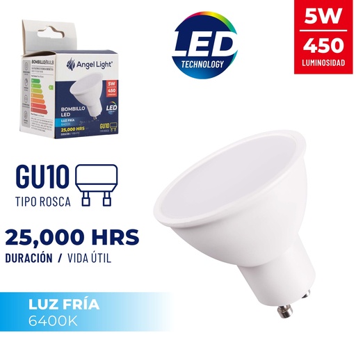 [5-501] BOMBILLO DICROICO LED 5W GU10 85-265V 5-501