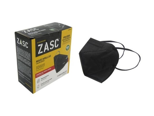 [5-503] MASCARILLA NEGRA KN95 ZASC 5-503