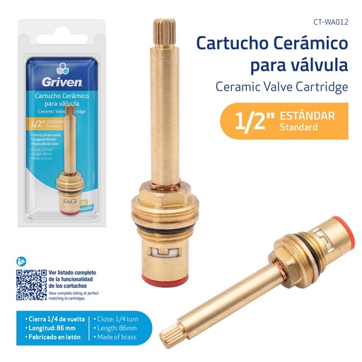 [5-541] VASTAGO P/LLAVE DE UCHA (A367-WA012) GRIVEN 5-541