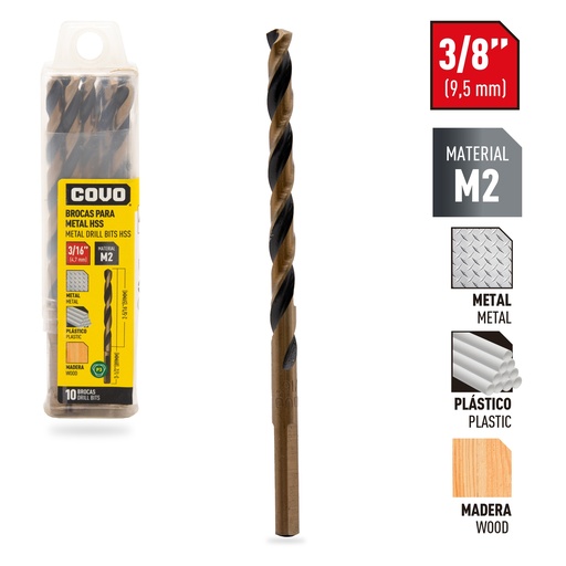 [5-557] MECHA HSS METAL x 3/16 x 10 UNID 5-557