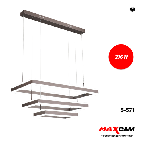 [5-571] LAMPARA LED PARA TECHO 216W 85/265V ANGEL LIGHT 5-571