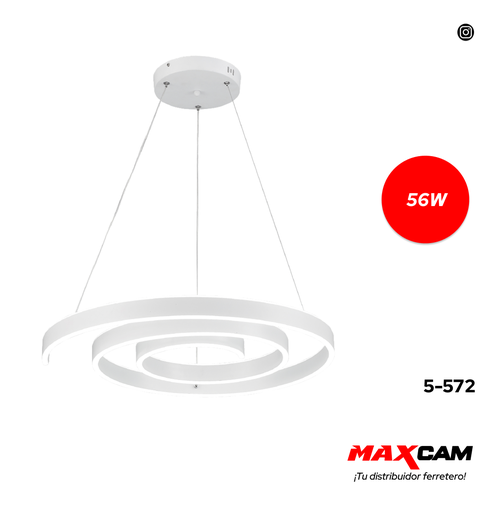 [5-572] LAMPARA LED PARA TECHO 56W 85/265V ANGEL LAMPARA 5-572