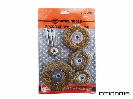 [5-625] JUEGO CEPILLOS 5 PCS DIESEL TOOLS 5-625