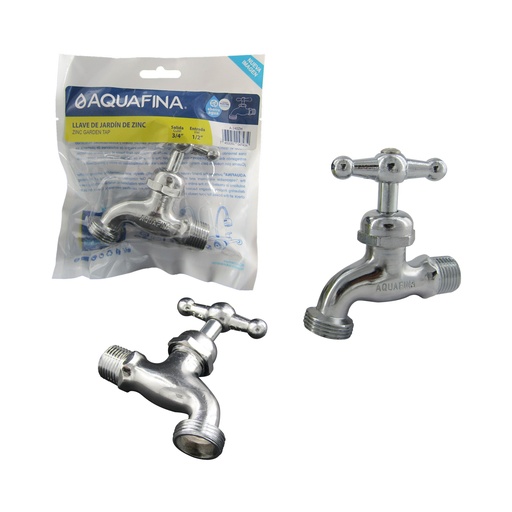 [5-679] LLAVE CHORRO CROMADA AQUAFINA 5-679