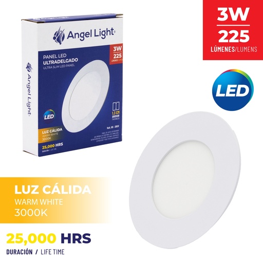 [5-772] PANEL LED EMP RED LUZ CALIDA 3W ANGEL L 5-772
