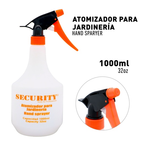 [5-778] FUMIGADORA MANUAL PLASTICO x 1 LTS SECURITY 5-778