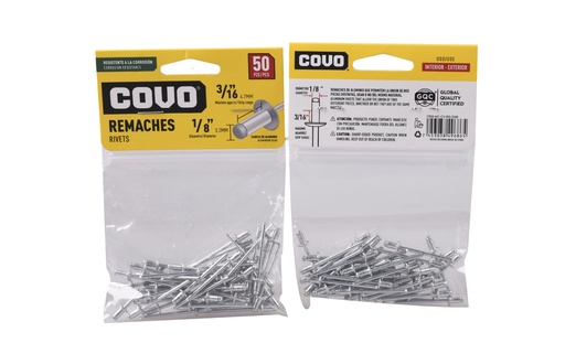 [5-866] REMACHE 1/8" X 3/16" x 50 UNID COVO 5-866
