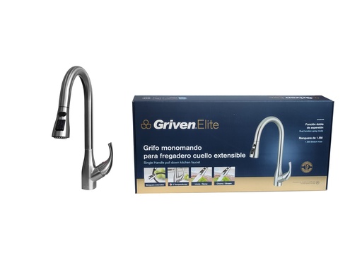 [5-956] LLAVE FREGADERO MONOMANDO EXTENSIBLE GRIVEN ELITE 5-956