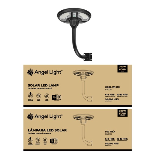[6-006] LAMPARA LED 200W SOLAR ANGEL LIGHT 6-006