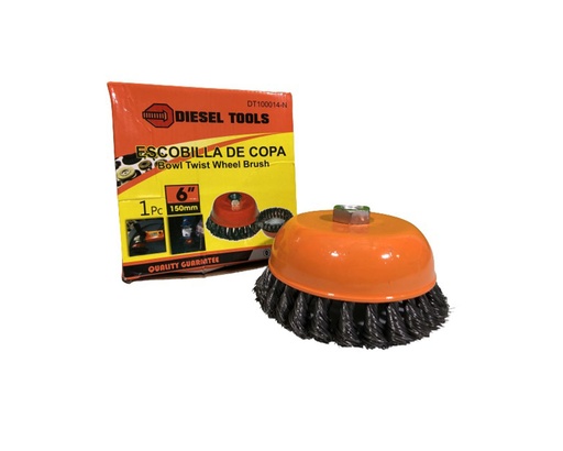 [6-075] CEPILLO CIRC TRENZADO 6" x 5/8 DIESEL TOOL 6-075