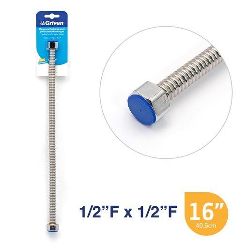 [6-102] MANGUERA METALICA P/CALENTADOR GRIVEN 6-102