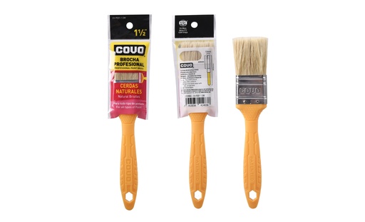 [6-145] BRmOCHA CERDA BLANCA 1.5" COVO 6-145