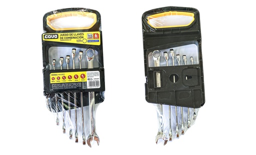 [6-220] JUEGO DE LLAVES COMB MILIMETRICA x 6 UNID COVO 6-220