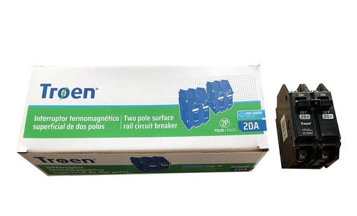 [6-234] BREAKER SUPERFICIAL 2x20A TROEN 6-234