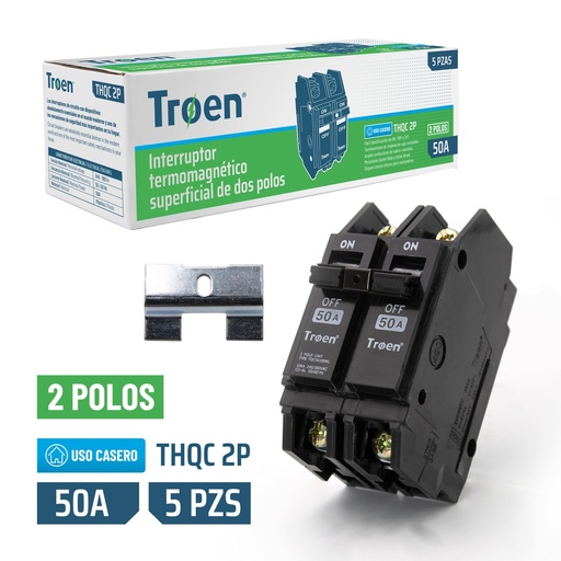 [6-237] BREAKER SUPERFICIAL 2x50A TROEN 6-237
