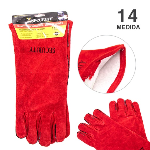 [6-246] GUANTES PARA SOLDAR 14" SECURITY 6-246