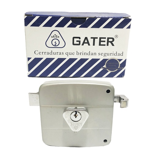 [6-294] CERRADURA CILINDRO FIJO ECONOMICA DER GATER 6-294