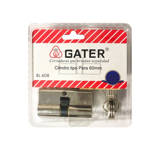 [6-301] CILINDRO TIPO PERA 60 MM BLISTER GATER 6-301